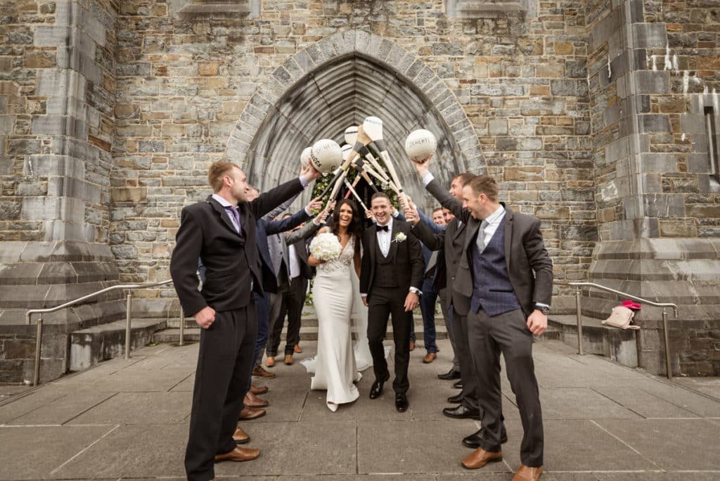 Killarney Cathedral Wedding Guard Of Honour