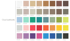 Cloud Leatherette Cover Colours