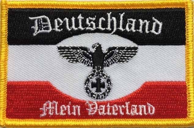 DR German Reich flag patch Mein Vaterland