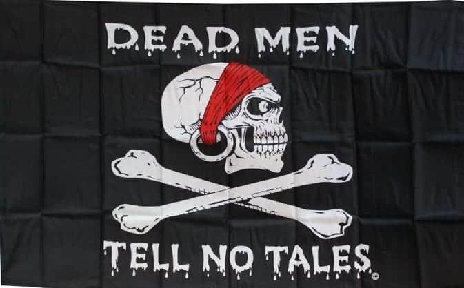 Pirate vlag Dead men Tell no Tales