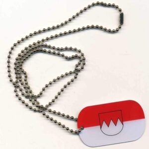 Franken Hertogdom Duchy flag dogtag