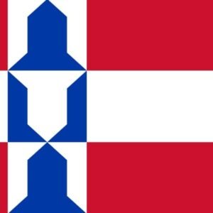 Houten Gemeentevlag