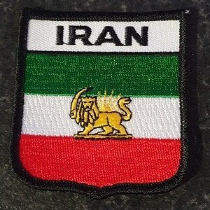 Iran Persia flag patch