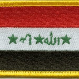 Iraq flag patch