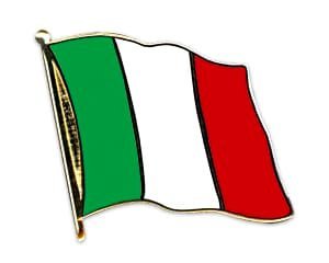Italy flag pin