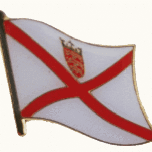 Jersey Island flag pin