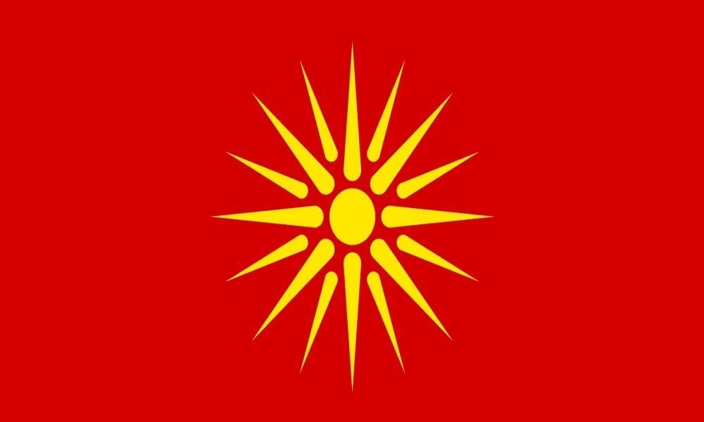 Macedonia flag 1992