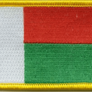 Madagascar flag patch