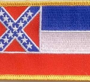 Mississippi State flag patch