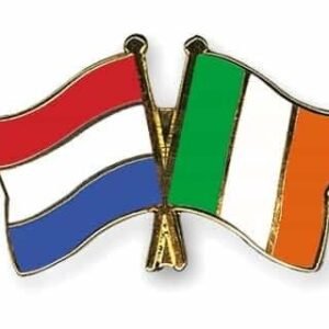 Netherlands Ireland flag friendship pin