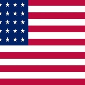 USA vlag 35 Stars 1st Cavalry 1863 tot 1865