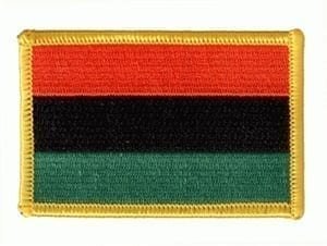 Pan Afrikan flag patch