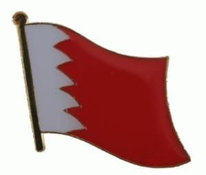 Bahrain flag lapel pin