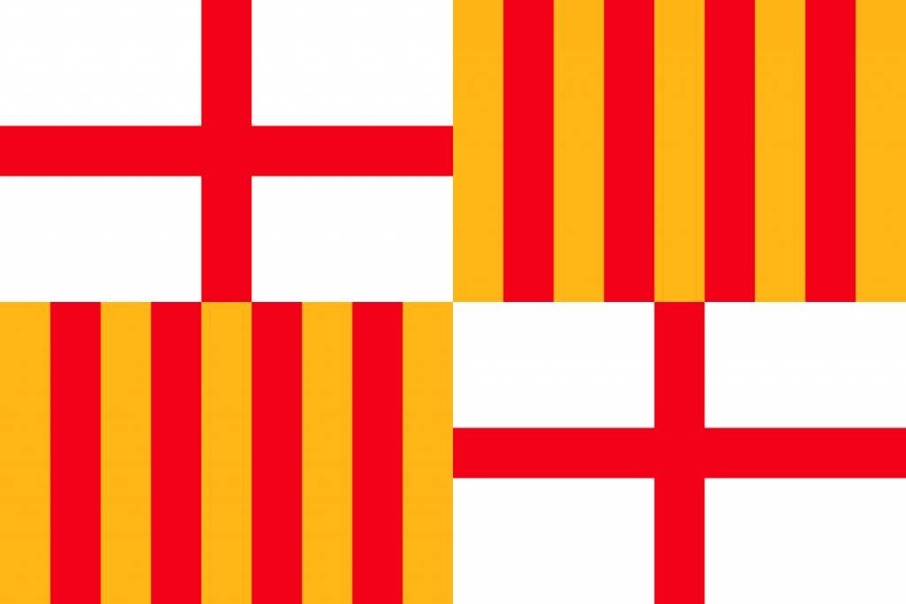 Barcelona City flag