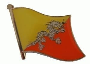 Bhutan flag pin