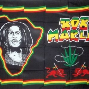 Bob Marley Africa flag