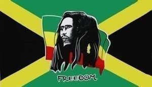 Bob Marley Freedom flag