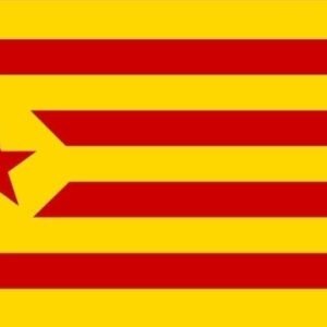Catalonia Estelada rode vlag La Groga