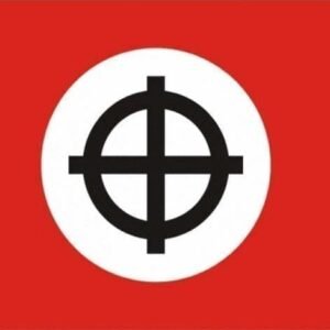 Celtic Cross flag Red Black