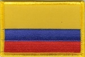 Colombia flag patch