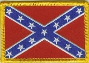Confederate Rebel flag patch