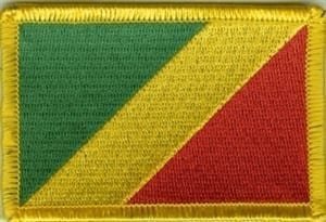 Congo Brazzaville flag patch