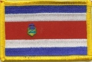 Costa Rica flag patch
