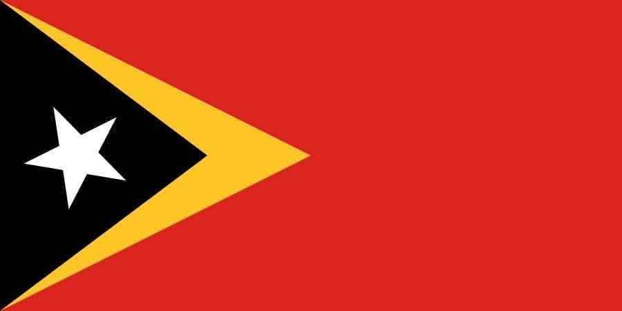 Timor East flag