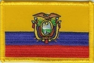 Ecuador flag patch