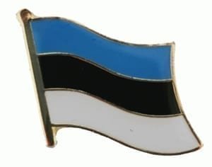 Estonia flag pin