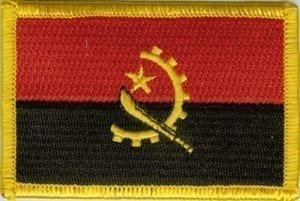 Angola flag patch