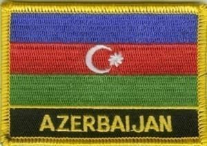Azerbijan flag patch