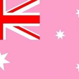 Australia Pink flag