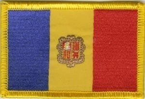 Andorra flag patch