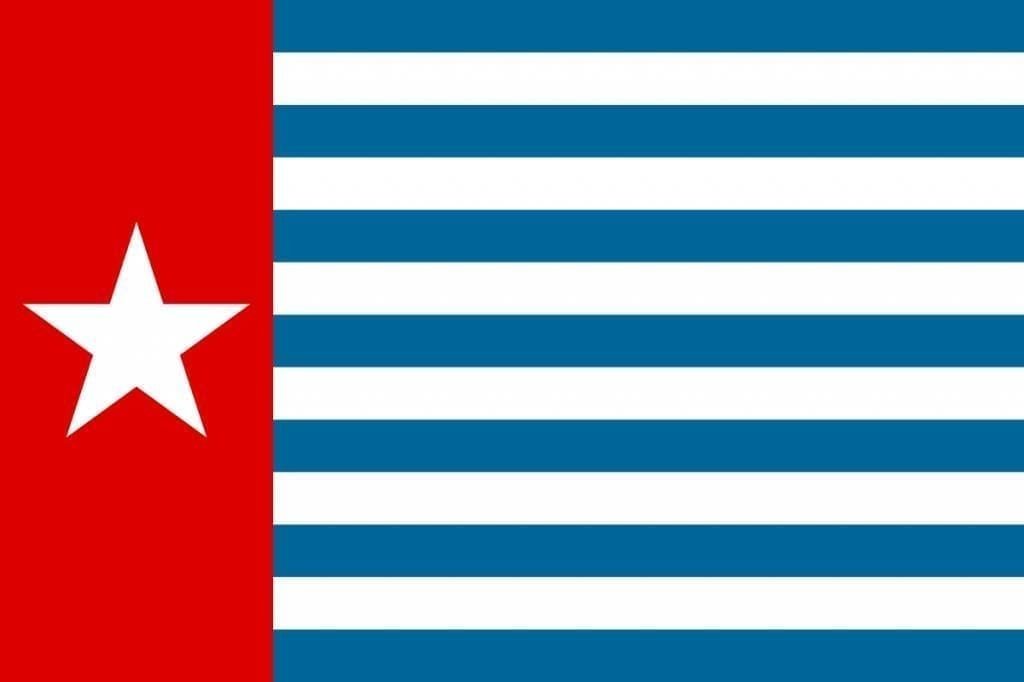 Morgenster vlag west Papua