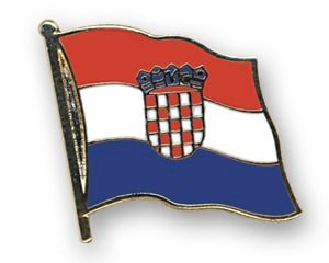 Croatia flag pin