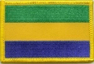 Gabon flag patch