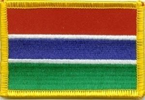 Gambia flag patch