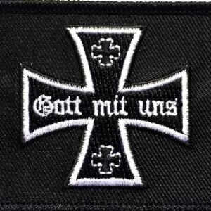German Gott mit uns Iron Cross flag patch