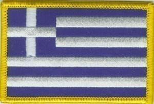 Greece flag patch