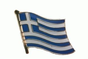 Greece flag pin