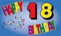 Happy 21st Birthday vlag