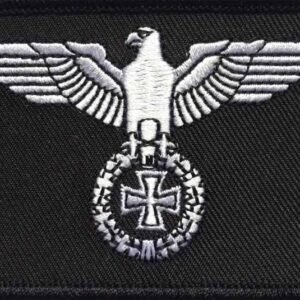 DR German Imperial flag patch Eagle