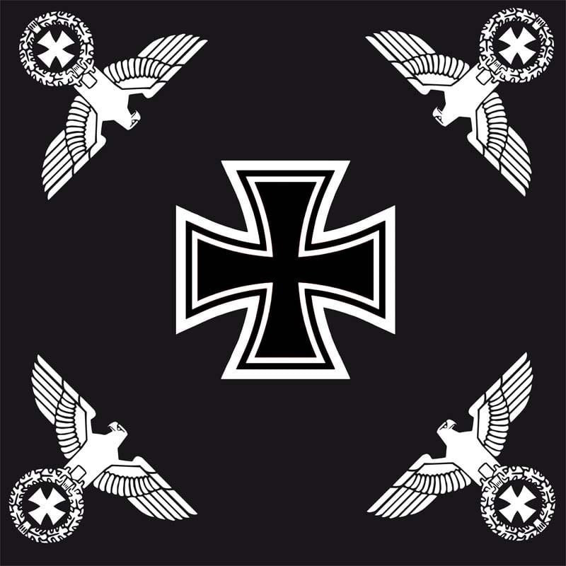 German Reich Iron Cross with 4 Eagles