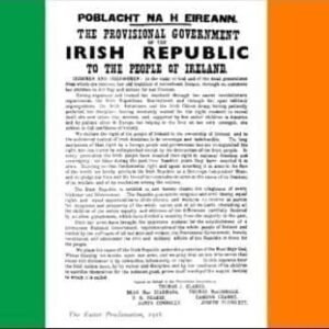 Irish Republic Easter Rising Proclamation flag