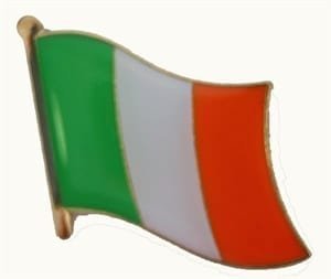 Ireland flag pin