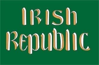 Irish Republic Easter Rising 1916 flag