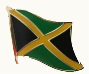 Jamaica flag pin