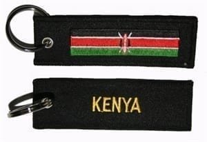 Kenia flag keyring