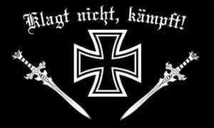 Klagt nicht, kampft German war flag